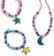 SES - Galaxy - Mood sieraden - temperatuur gevoelige bedels - gemakkelijk te rijgen - elastieken koord, past altijd - knutselen meisjes