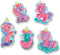 SES - Gieten en schilderen - Baby unicorns - eenhoorn - sneldrogend gips - gedetailleerde gietmal - 6 kleuren verf met penseel - knutselen meisjes - Unicorn Knutselen