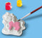 SES - Gieten en schilderen - Baby unicorns - eenhoorn - sneldrogend gips - gedetailleerde gietmal - 6 kleuren verf met penseel - knutselen meisjes - Unicorn Knutselen