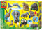 SES - Gieten en schilderen - Dieren - Gips Gieten - Maak een Giraffe, Gorilla, Panda en meer - sneldrogend - met vormpjes, gips, verf en penseel - knutselen jongens - knutselen voor kinderen - knutselen meisjes