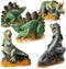 SES - Gieten en schilderen - Dino's - sneldrogend - met gietmal, houder, gips, verf en penseel - knutselen jongens - Dinosaurus