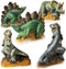 SES - Gieten en schilderen - Dino's - sneldrogend - met gietmal, houder, gips, verf en penseel - knutselen jongens - Dinosaurus