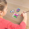 SES - Gieten en schilderen - Fantasiepaarden - sneldrogend - met vormpjes, gips, verf, penseel en glitterlijm - knutselen meisjes