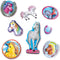 SES - Gieten en schilderen - Fantasiepaarden - sneldrogend - met vormpjes, gips, verf, penseel en glitterlijm - knutselen meisjes