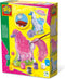 SES - Gieten en schilderen - Paard met manen - sneldrogend - met gietmal, houder, gips, verf, penseel en glitterlijm - knutselen meisjes