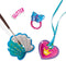 SES - Gieten en schilderen - Sieraden maken - sneldrogend - met vormpjes, gips, verf, penseel, glitterlijm, lint, ringen en speldjes - knutselen meisjes