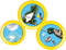 SES - Gieten en schilderen - T-Rex met skelet - dino - glow in the dark - sneldrogend - met gietmal, gips, verf, penseel, kam en lijm