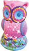 SES - Gieten en schilderen - Uil - sneldrogend - met gietmal, houder, verf, penseel en glitterlijm - knutselen meisjes