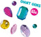 SES - Giga edelstenen diamond painting - extra grote zelfklevende diamanten in verschillende vormen en kleuren - inclusief geïllustreerde kaarten