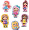 SES - Gips Gieten en schilderen - Fashion girls - Gips gieten - sneldrogend gips - met glitterlijm - knutselen meisjes - knutselpakket