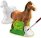 SES - Gips Gieten en schilderen - Paard - sneldrogend - Gips gieten - met gietmal, houder, gips, verf en penseel - Knutselen