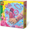 SES - Glitter armbanden - armbandjes maken meisjes - inclusief bedels, kralen, draad en stickers - knutselen meisjes - knutselpakket