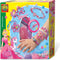 SES - Glitter armbanden - armbandjes maken meisjes - inclusief bedels, kralen, draad en stickers - knutselen meisjes - knutselpakket