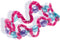 SES - Glitter armbanden - armbandjes maken meisjes - inclusief bedels, kralen, draad en stickers - knutselen meisjes - knutselpakket