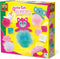 SES - Glitter tule pompons - 4 glitter dieren met glitter tule