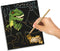SES - Glow in the dark scratch - Dinos - 6 kaarten om te scratchen met houten stokje - knutselen jongens - Dinosaurus Speelgoed