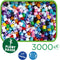 SES - Green Beedz - Strijkkralen mix - 3000 strijkkralen - gemaakt van recyclede materialen - PVC vrij