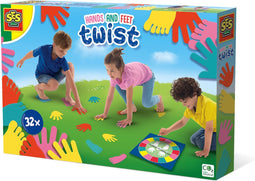 SES - Handen en voeten twist - bepaal je eigen regels - overal te gebruiken - foam handen en voeten - af te spoelen met water