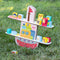 SES - Houten balans boot - complete set met handige bewaartas - voor 2 of meer spelers