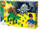 SES - Houten dino - glow in the dark - geen lijm nodig - inclusief verf, penseel, sponsje en glow in the dark stickers - knutselen jongens - Dinosaurus Speelgoed