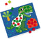 SES - Ik leer dino's mozaïeken - 4 grote dino kaarten met metallic mozaïek stickers - stimuleert motoriek - Dinosaurus