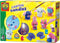 SES - Kaarsen gieten - zelf kaarsen maken - 3 kleuren - inclusief gietmal, lontjes, verf, penseel en glitterlijm - kaarsen maken kinderen - kaarsen maken set