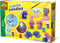 SES - Kaarsen gieten - zelf kaarsen maken - 3 kleuren - inclusief gietmal, lontjes, verf, penseel en glitterlijm - kaarsen maken kinderen - kaarsen maken set