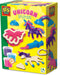 SES - Klei - Unicorns neon glitter - Unicorn Speelgoed - goed uitwasbaar - glutenvrij - helderen kleuren - hersluitbare potjes - incl. klei spuit en houten klei vormpjes