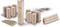 SES - Kubb original - echt houten onderdelen - in handige bewaartas