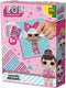 SES L.O.L. - Diamant mozaïek - diamond painting - 5 kaarten en 4 kleuren diamant stickers - knutselen meisjes