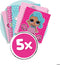SES L.O.L. - Diamant mozaïek - diamond painting - 5 kaarten en 4 kleuren diamant stickers - knutselen meisjes