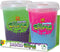 SES - Marble slime - Duopak slijm - blauw en roze - paars en groen - 400g