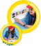 SES - Mini Art - 5 canvas doeken en mini houten schildersezel - inclusief 12 kleuren verf en 2 penselen - makkelijk uitwasbaar