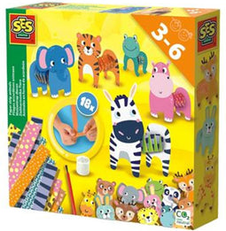 SES - Muizentrap dieren - vouw je eigen muizentrappen - complete set voor 18 verschillende dieren