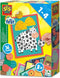 SES - My First - Dierenprint stickers - 8 kaarten met 36 stickers - plak de juiste kleuren en patronen op de kaart