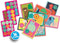 SES - My First - Dierenprint stickers - 8 kaarten met 36 stickers - plak de juiste kleuren en patronen op de kaart