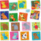 SES - My First - Dierenstaarten plakken - ontdek 14 dieren en hun staarten - complete set met vingerlijm