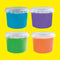 SES - My First - Fluffy vingerverf - luchtig - 4 kleuren - geen geknoei - makkelijk uitwasbaar - sensorisch speelgoed