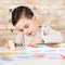 SES - My First - Hamertje Tik - fantasie - Montessori Speelgoed - set met stickers - inclusief hamer