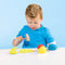 SES - My First - Klei met tools - 3 kleuren - met hamertje en deegroller - hypoallergeen - makkelijk uitwasbaar