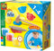 SES - My First - Klei met tools - 3 kleuren - met hamertje en deegroller - hypoallergeen - makkelijk uitwasbaar