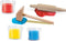 SES - My First - Klei met tools - 3 kleuren - met hamertje en deegroller - hypoallergeen - makkelijk uitwasbaar