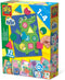 SES - My First - Sticker mozaïeken - 12 dieren mozaïek kaarten met 72 stickers - vormen en kleuren herkennen