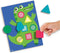 SES - My First - Sticker mozaïeken - 12 dieren mozaïek kaarten met 72 stickers - vormen en kleuren herkennen