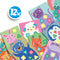 SES - My First - Sticker mozaïeken - 12 dieren mozaïek kaarten met 72 stickers - vormen en kleuren herkennen