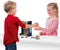 SES - Petits Pretenders - Koffie speelset - houten Montessori koffie apparaat - inclusief bekers, roerstaafjes en 3 supermarkt producten