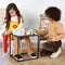 SES - Petits Pretenders - Mega winkel set - inclusief houten kassa, winkeliersschort en speelgeld