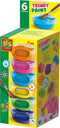 SES - Plakkaatverf Trendy (6x45ml) - extra dekkende plakkaatverf - trendy kleuren - hersluitbare potjes - makkelijk uitwasbaar