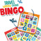 SES - Reisspel - Raamsticker bingo - herbruikbaar - verschillende bingo kaarten - fijne afleiding tijdens een reis - reisspelletje voor kinderen