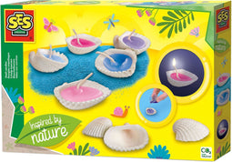 SES - Schelp Kaarsen Maken - inspired by nature - om zelf kaarsen te maken - met was, schelpen en lonten - Zelf Kaarsen Maken - Knutselen - Kaarsen Maken Set